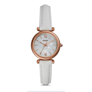 Horlogeband Fossil ES4582 Leder Wit 12mm